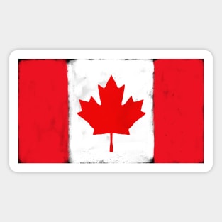 Canada Grunge Flag Magnet